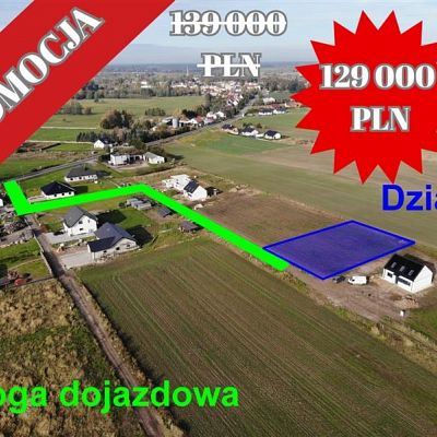 SPRZEDAŻ na DZIAŁKA w Sianów